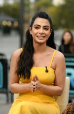 EMERAUDE TOUBIA on the Set of Extra at Universal Studios 02/27/2019