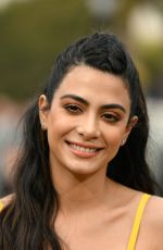 EMERAUDE TOUBIA on the Set of Extra at Universal Studios 02/27/2019