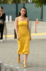 EMERAUDE TOUBIA on the Set of Extra at Universal Studios 02/27/2019