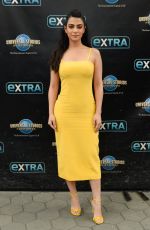 EMERAUDE TOUBIA on the Set of Extra at Universal Studios 02/27/2019