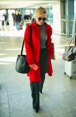 EMILIA CLARKE at Heathrow Airport in London 02/21/2019