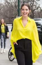 EMILY DIDONATO Arrives at Carolina Herrera Show at New York Fashion Week 02/11/2019