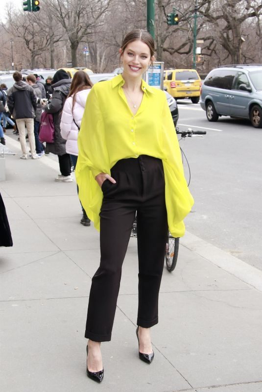 EMILY DIDONATO at Caroline Herrera Fashion Show in New York 02/11/2019