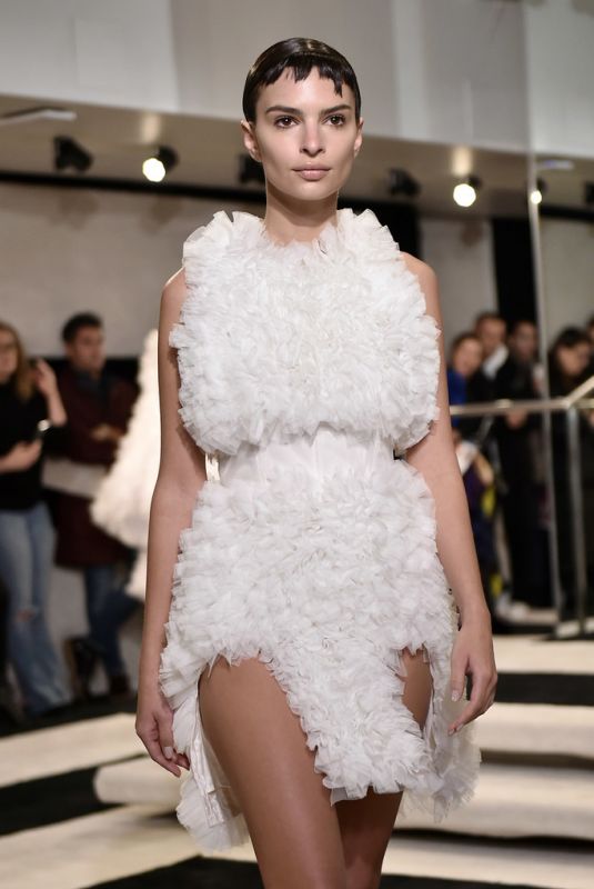 EMILY RATAJKOWSKI at Tomo Koizumi Runway Show at New York Fashion Week 02/08/2019