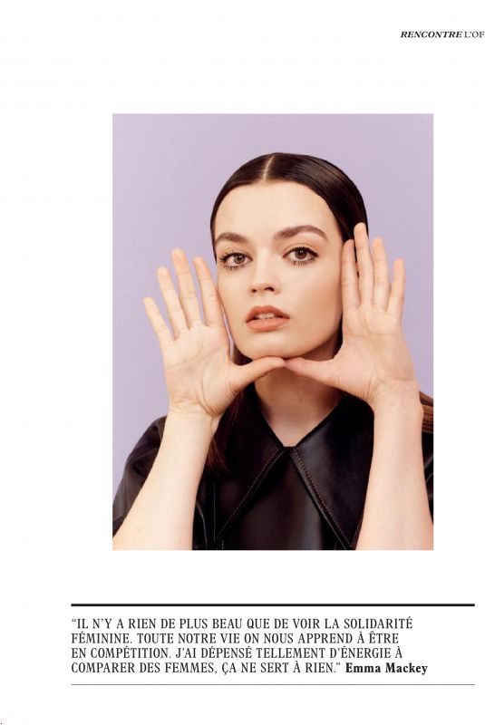 EMMA MACKEY in L’Officiel Paris, March 2019