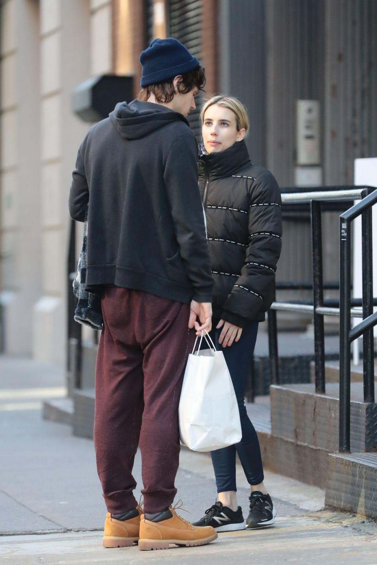 EMMA ROBERTS and Evan Peters Out in New York 02/14/2019 – HawtCelebs1200 x 1797