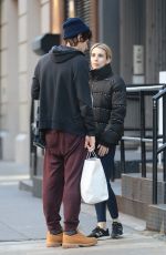 EMMA ROBERTS and Evan Peters Out in New York 02/14/2019