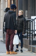 EMMA ROBERTS and Evan Peters Out in New York 02/14/2019