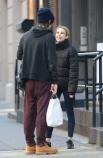 EMMA ROBERTS and Evan Peters Out in New York 02/14/2019