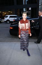 EMMA ROBERTS Arrives at Longchamp Fashion Show in New York 02/09/2019