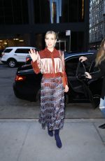 EMMA ROBERTS Arrives at Longchamp Fashion Show in New York 02/09/2019