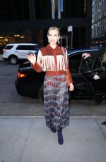 EMMA ROBERTS Arrives at Longchamp Fashion Show in New York 02/09/2019