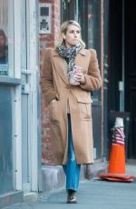EMMA ROBERTS Out and About in New York 02/14/2019