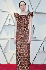 EMMA STONE at Oscars 2019 in Los Angeles 02/24/2019