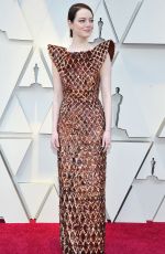 EMMA STONE at Oscars 2019 in Los Angeles 02/24/2019