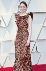 EMMA STONE at Oscars 2019 in Los Angeles 02/24/2019