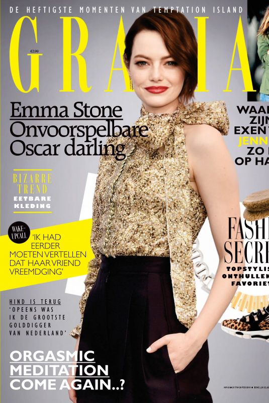 EMMA STONE in Grazia Magazine, Netherlands February 2019