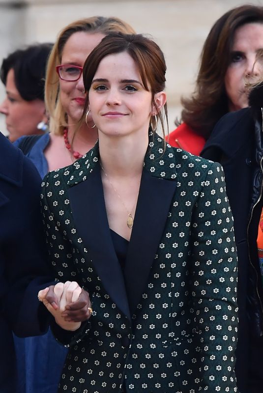 EMMA WATSON Arrives at G7 Gender Equality Advisory Council Meeting in Paris 02/19/2019
