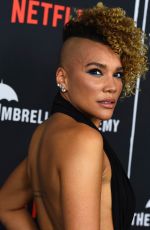 EMMY RAVER-LAMPMAN at The Umbrella Academy Premiere in Hollywood 02/12/2019