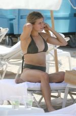 EUGENIE BOUCHARD in Bikini on the Beach in Miami 02/22/2019