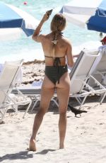 EUGENIE BOUCHARD in Bikini on the Beach in Miami 02/22/2019