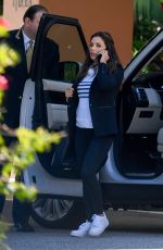 EVA LONGORIA Arrives at a Hotel in Beverly Hills 02/22/2019
