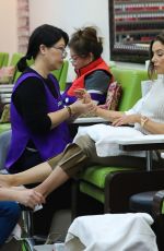 EVA LONGORIA at Beverly Hills Nail Design 02/04/2019