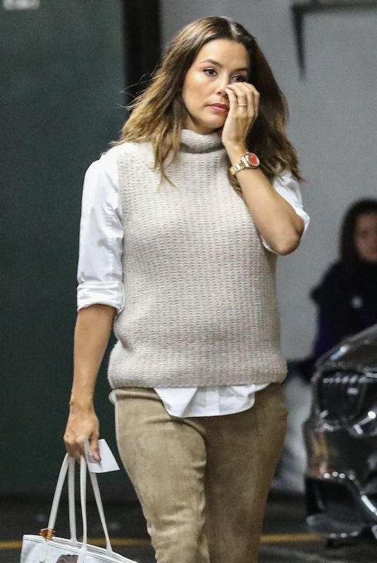 EVA LONGORIA at Beverly Hills Nail Design 02/04/2019