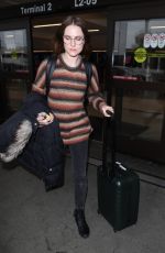 EVAN RACHEL WOOD at Los Angeles International Airport 02/02/2019
