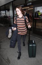 EVAN RACHEL WOOD at Los Angeles International Airport 02/02/2019