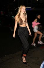 FAITH SCHRODER at Nice Guy in West Hollywood 02/15/2019