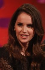 FELICITY JONES at Graham Norton Show in London 02/14/2019