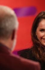FELICITY JONES at Graham Norton Show in London 02/14/2019