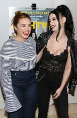 FLORENCE PUGH and SARAYA BEVIS at Fighting with My Family Tastemaker Screening in Los Angeles 02/20/2019
