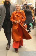 FLORENCE PUGH Arrives at Build Series in New York 02/11/2019