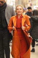 FLORENCE PUGH Arrives at Build Series in New York 02/11/2019
