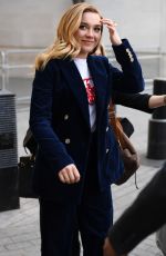 FLORENCE PUGH at BBC Radio Studios in London 02/25/2019