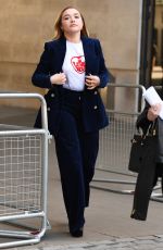 FLORENCE PUGH at BBC Radio Studios in London 02/25/2019