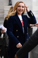 FLORENCE PUGH at BBC Radio Studios in London 02/25/2019