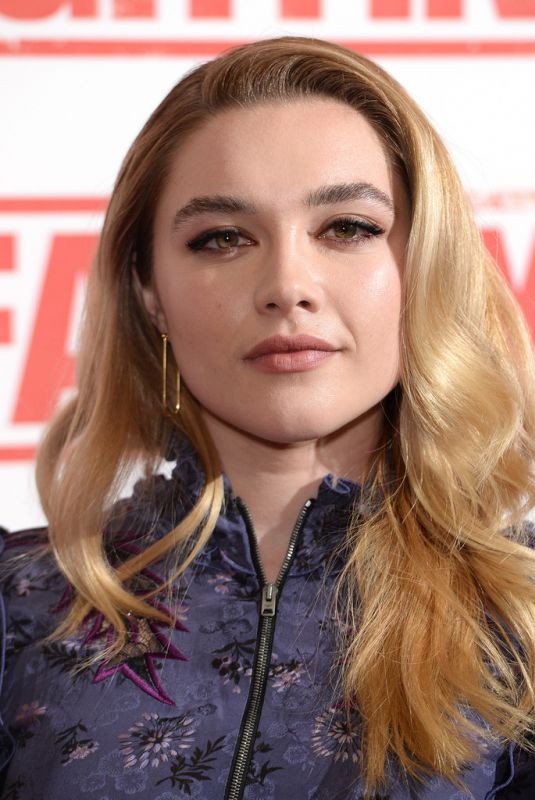 FLORENCE PUGH at Fighting With My Family Premiere in London 02/25/2019