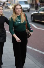 FLORENCE PUGH Out and About in London 02/26/2019