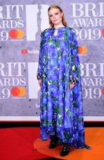 FREYA RIDINGS at Brit Awards 2019 in London 02/20/2019
