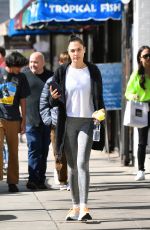 GAL GADOT Out at Farmers Market in Los Angeles 02/24/2019