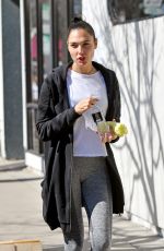 GAL GADOT Out at Farmers Market in Los Angeles 02/24/2019