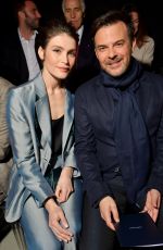 GEMMA ARTERTON at Giorgio Armani Show at Milan Fashion Week 02/23/2019