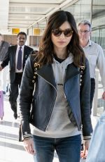 GEMMA CHAN at Heathrow Airport in Los Angeles 02/26/2019