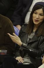 GEMMA CHAN at LA Lakers vs Clippers Game at Staples Center 01/31/2019