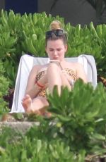GEORGIA KOUSOULOU in Bikini on Vacation in Mexico 02/05/2019