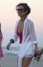 GIADA DE LAURENTIIS in Swimsuit on the Beach in Miami 02/20/2019