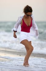GIADA DE LAURENTIIS in Swimsuit on the Beach in Miami 02/20/2019